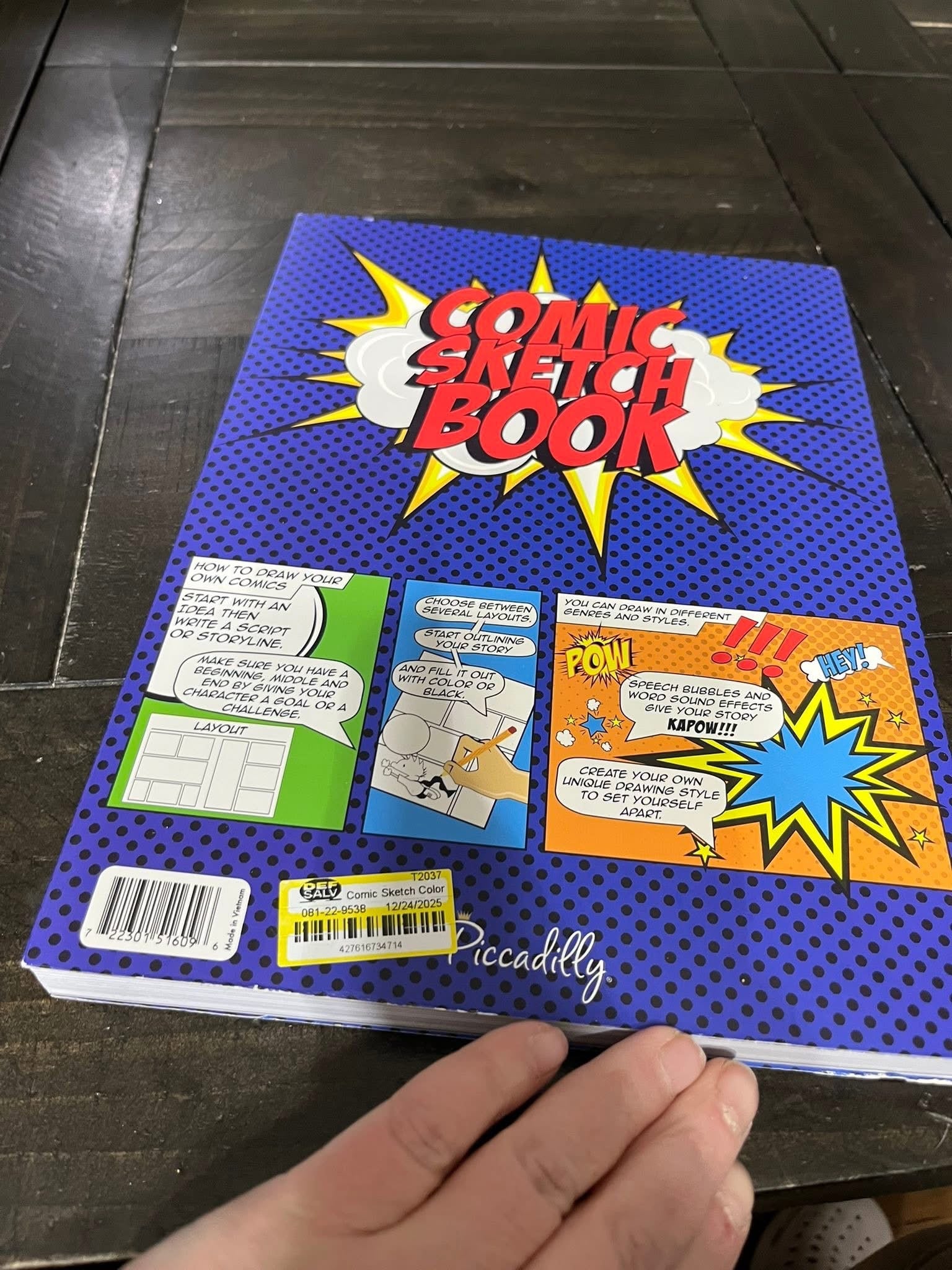 Comic Sketch Book