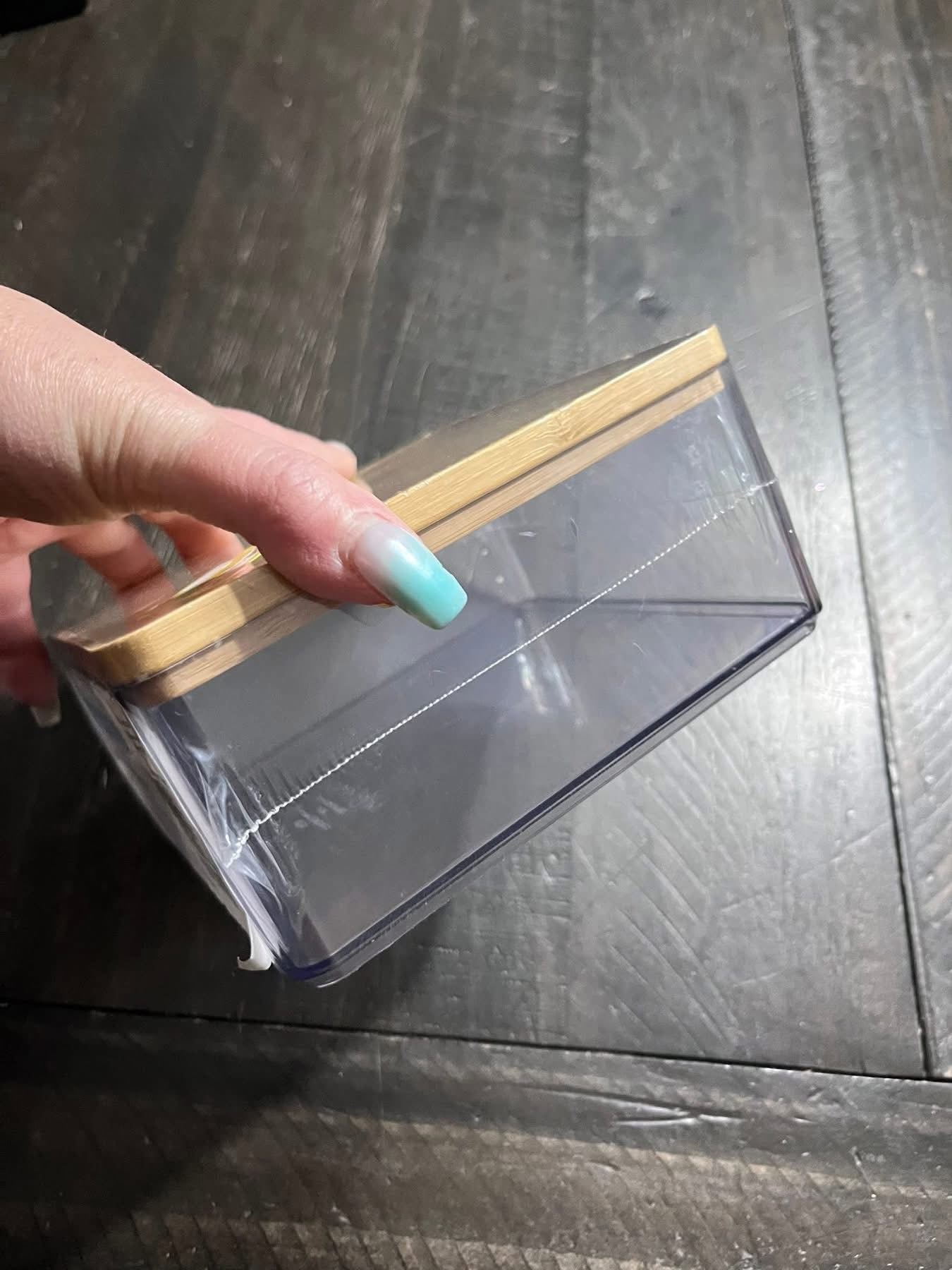 Small Stackable Plastic Canister