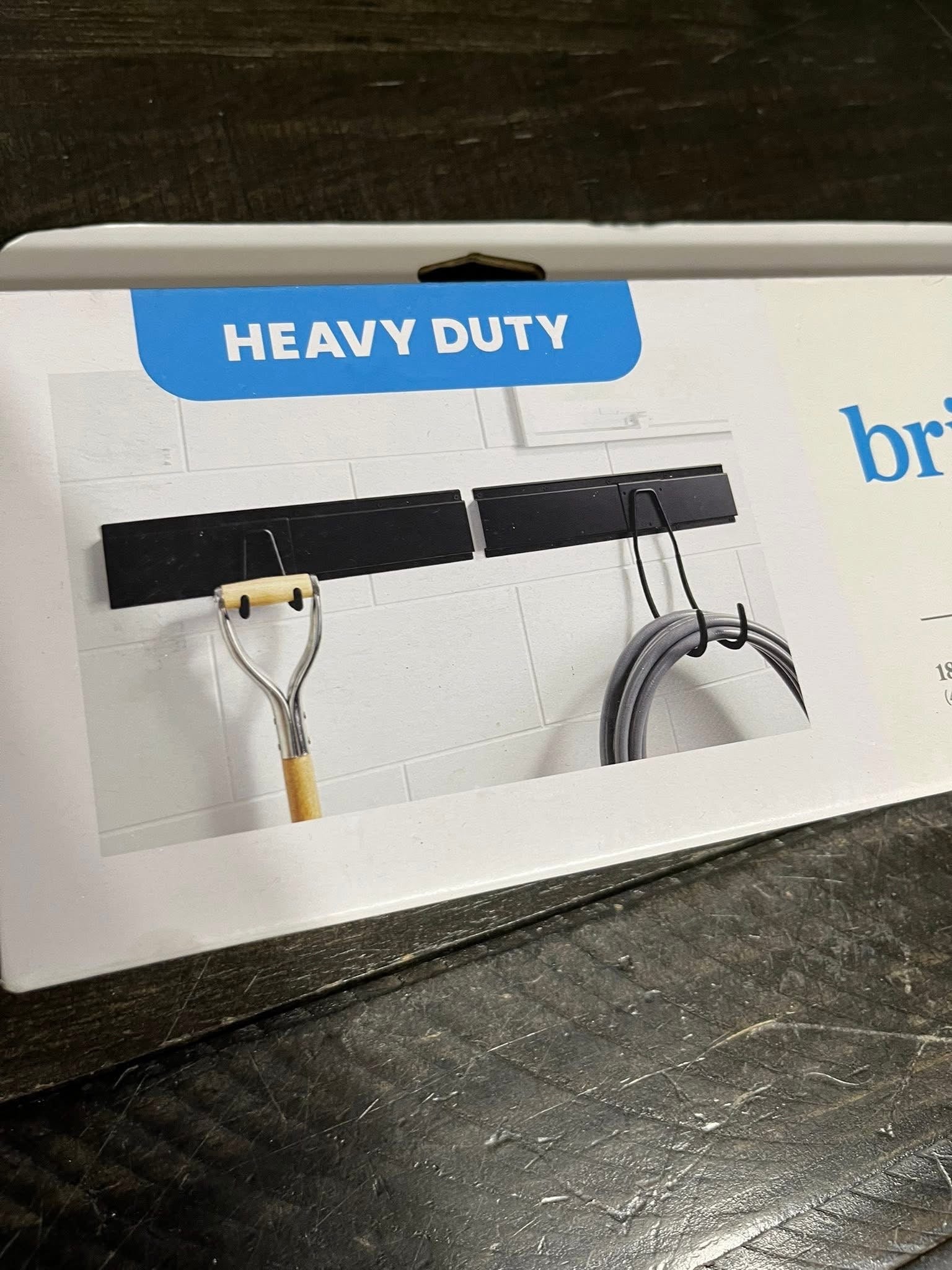 Heavy Duty Steel Hook Rail Set