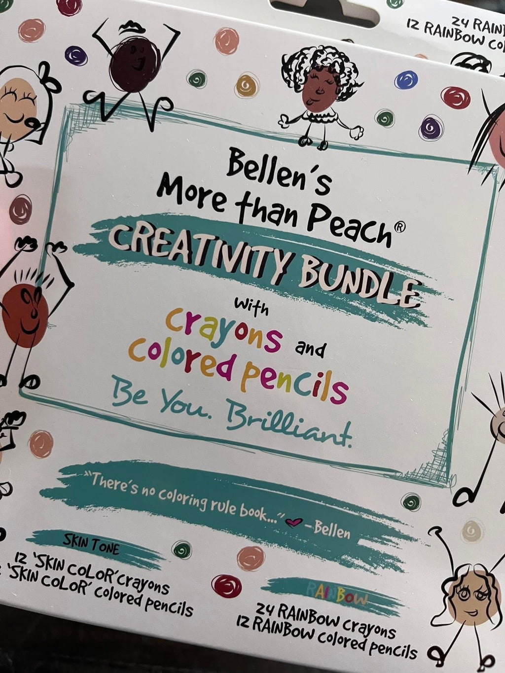 Bellans More Than Peach Creativity Bundle with Crayons & Colored Pencil
