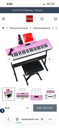 61-Key Beginners Electronic Keyboard