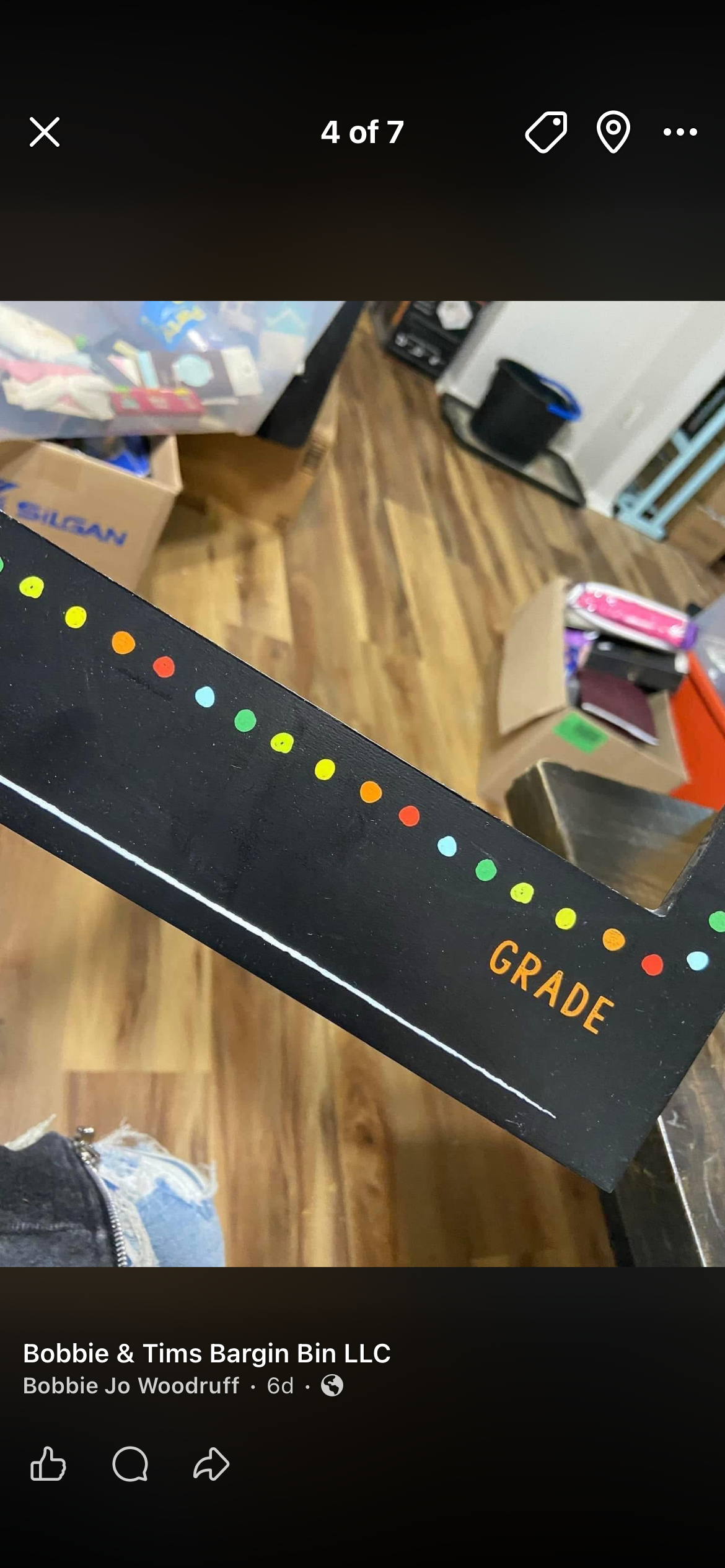 Reversible Chalkboard Sign