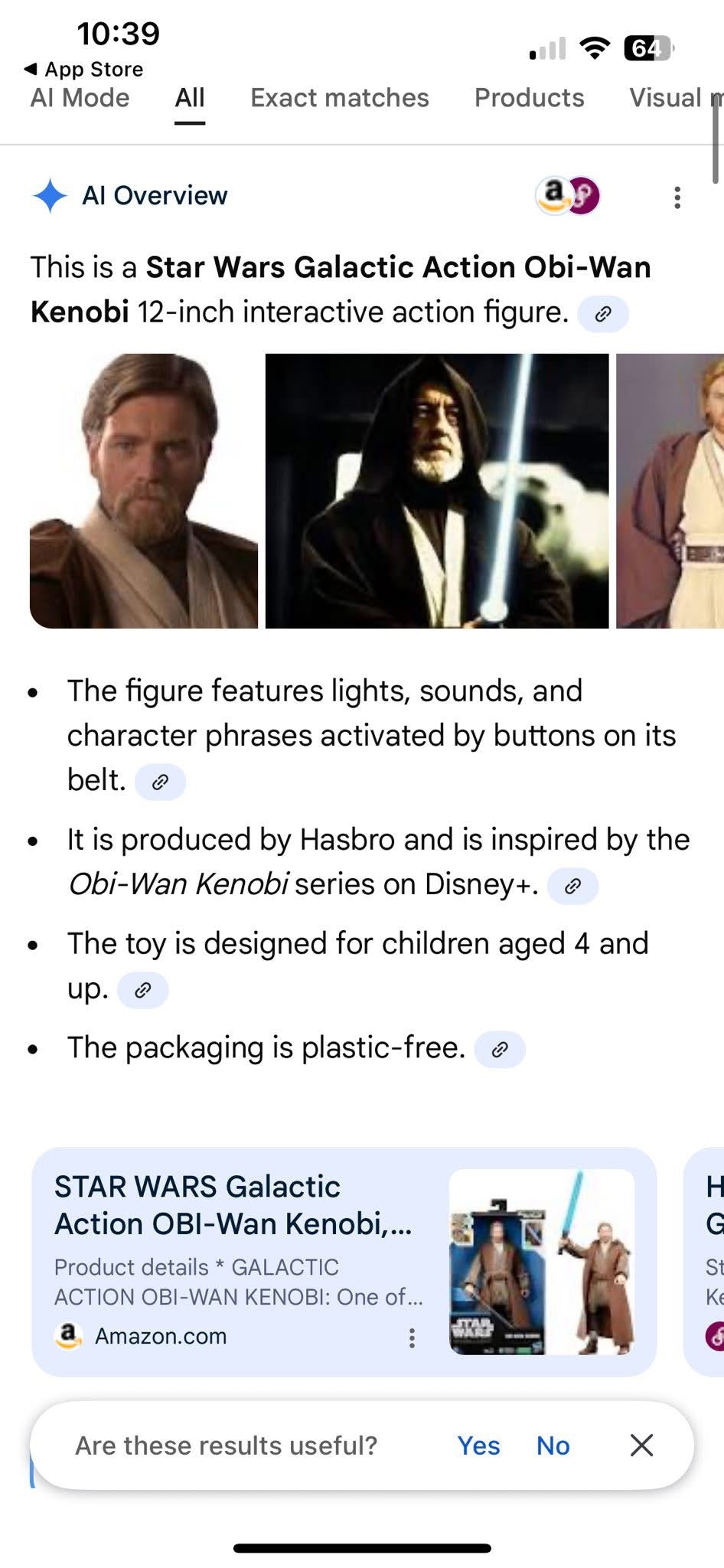 Obi-Wan Kenobi Action Hopper