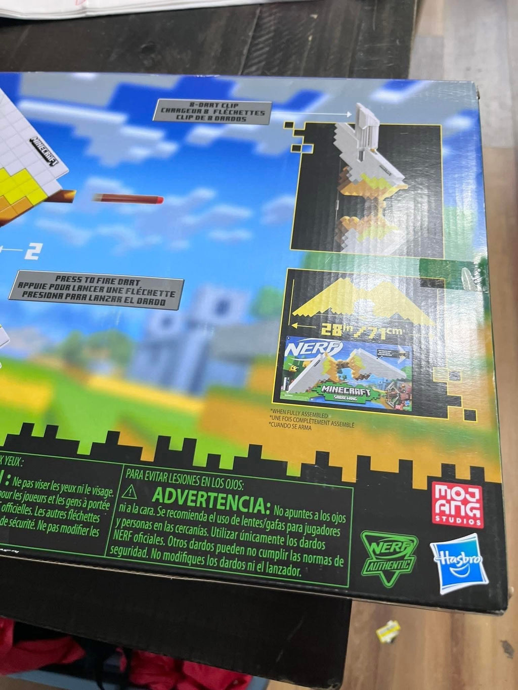 Nerf Minecraft Sabrewing