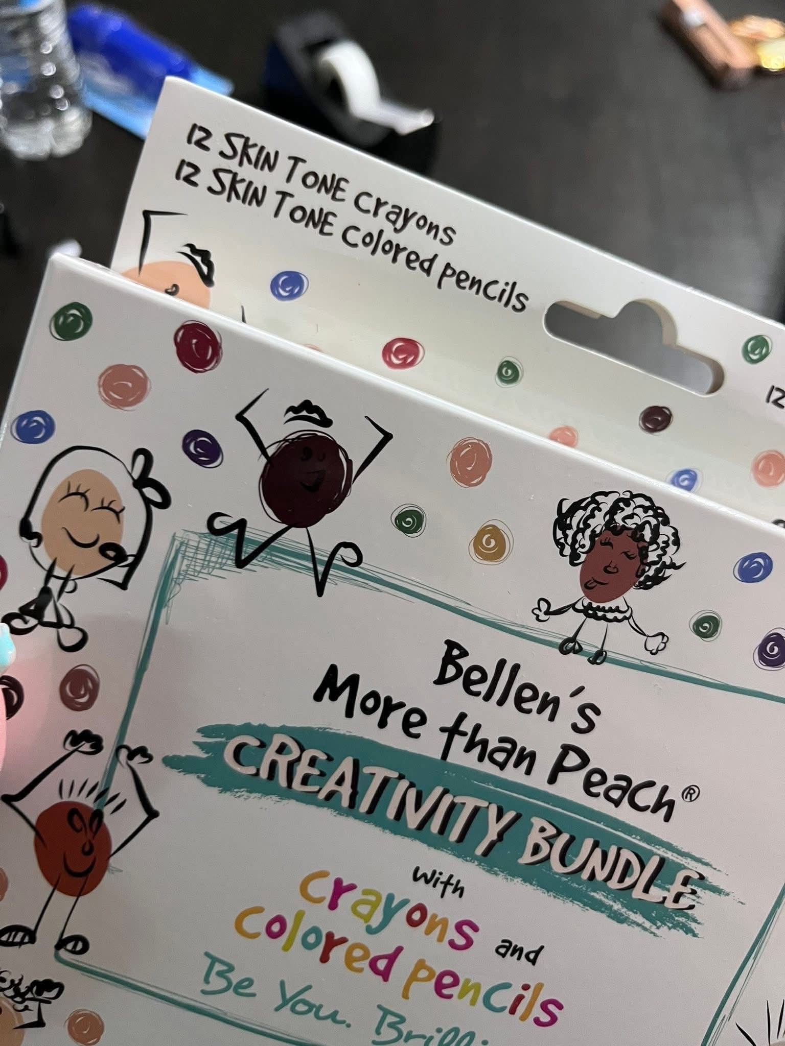Bellans More Than Peach Creativity Bundle with Crayons & Colored Pencil
