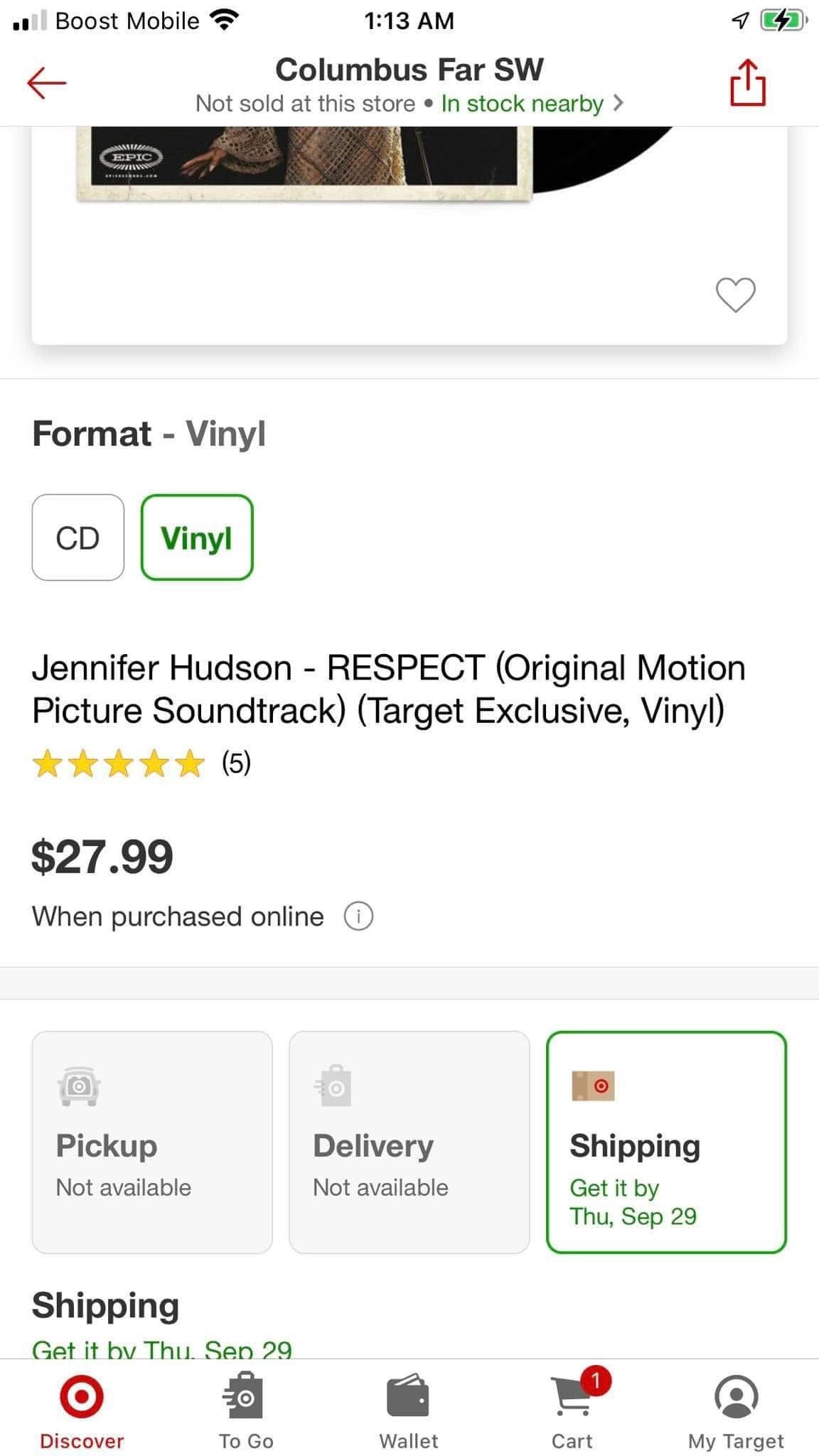Jennifer Hudson LP