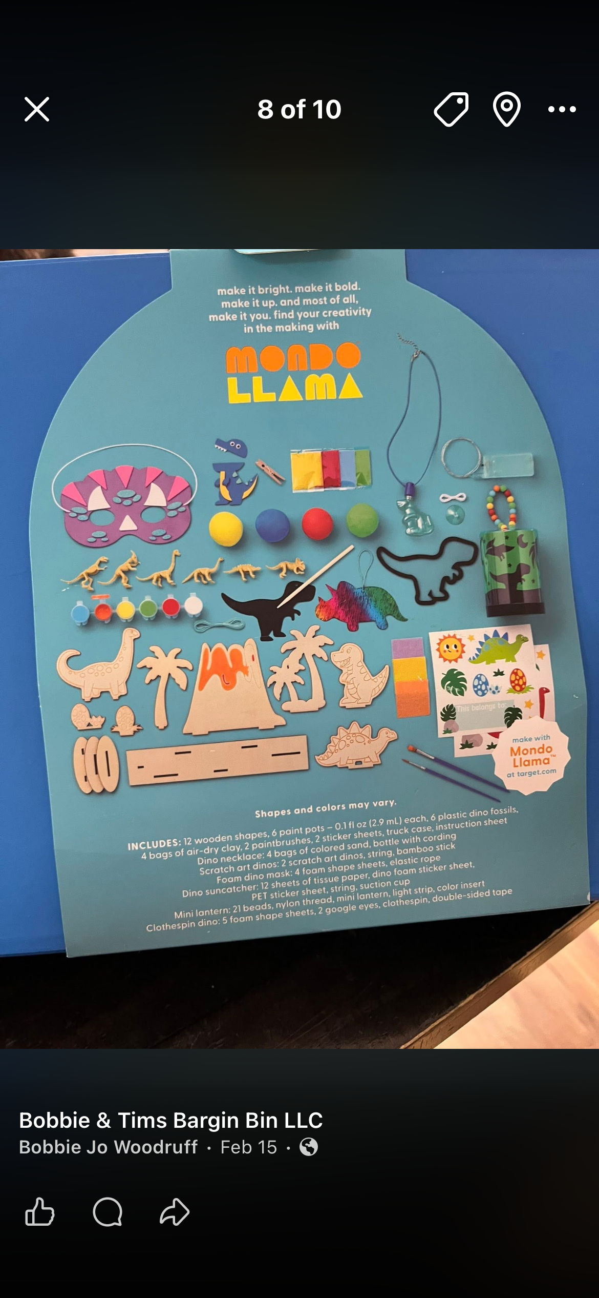 15 in 1 Dino Activity Kit