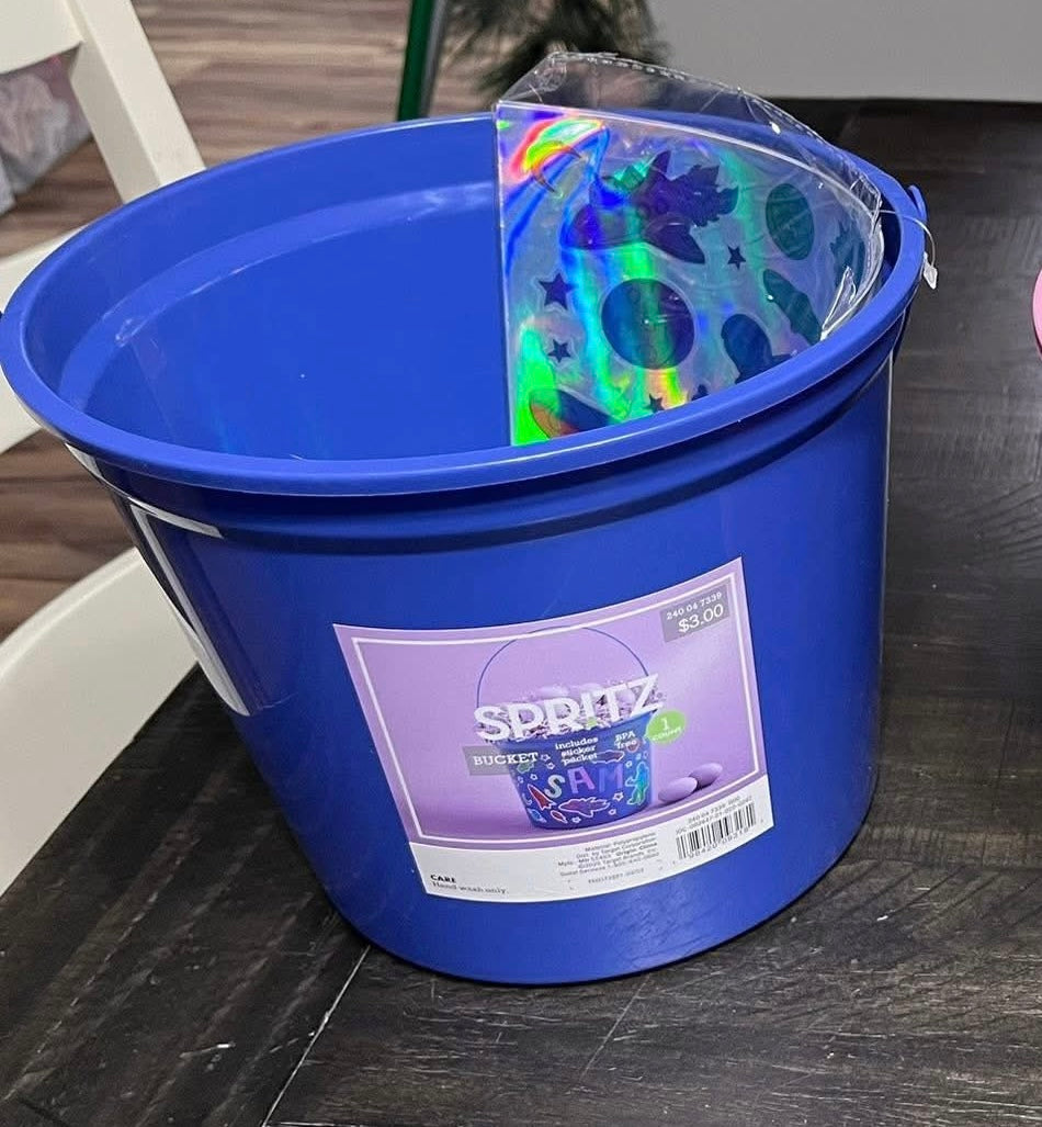 Easter Buckets with Stickers
