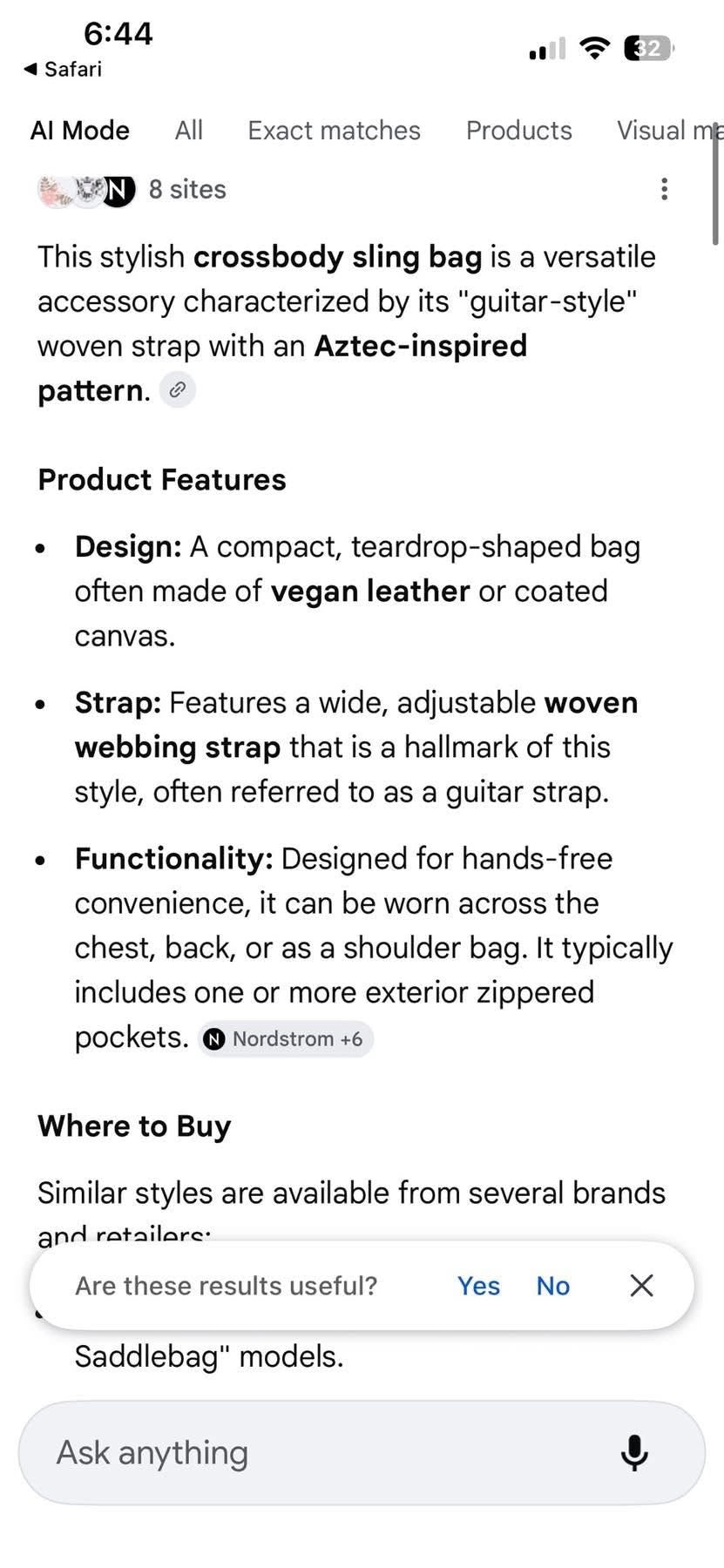 Mini Sling Bag