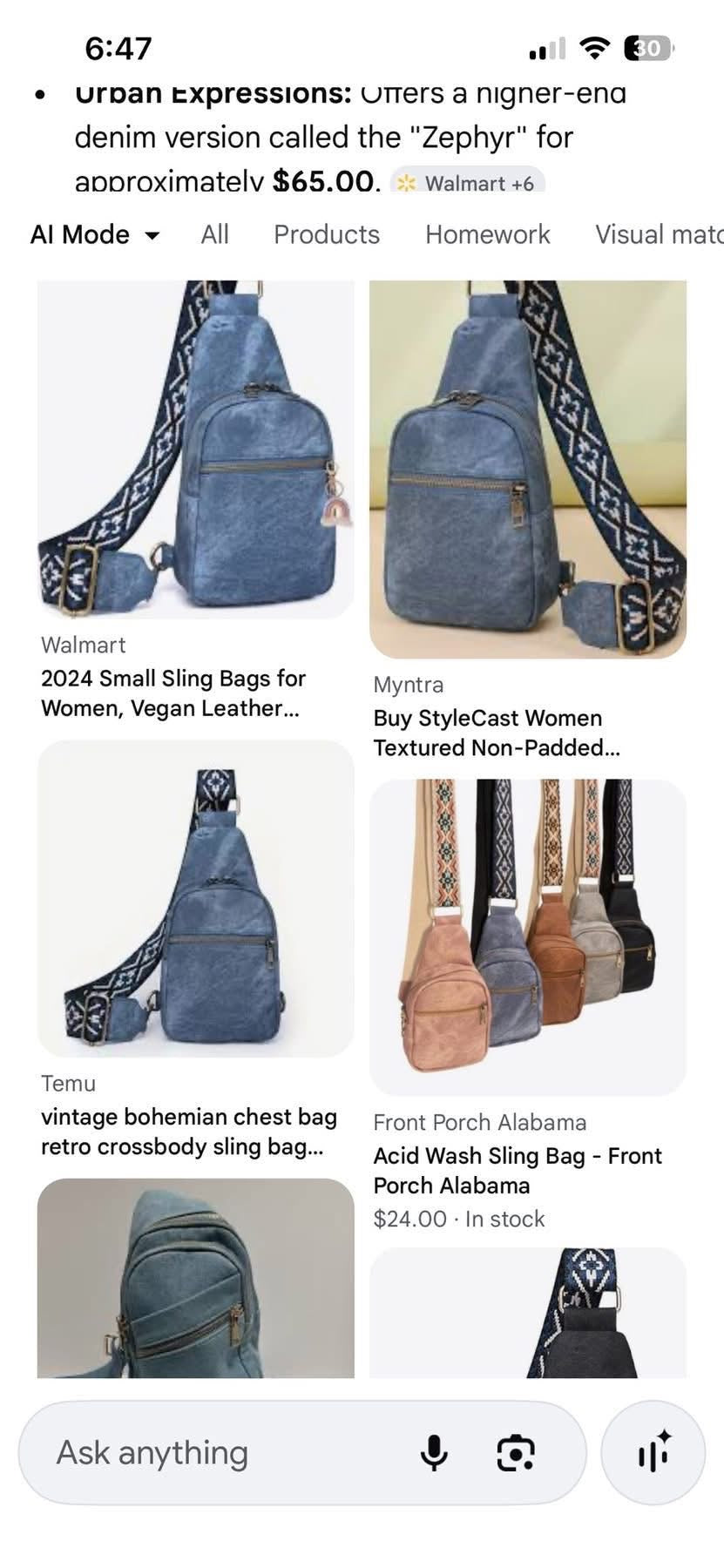 Mini Sling Bag