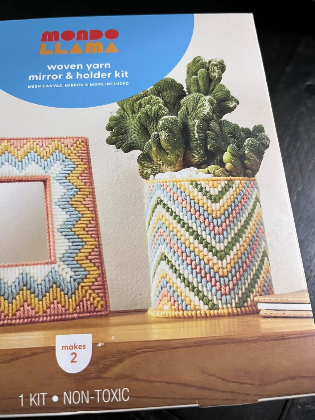Woven Yarn Mirror & Holder Craft Kit