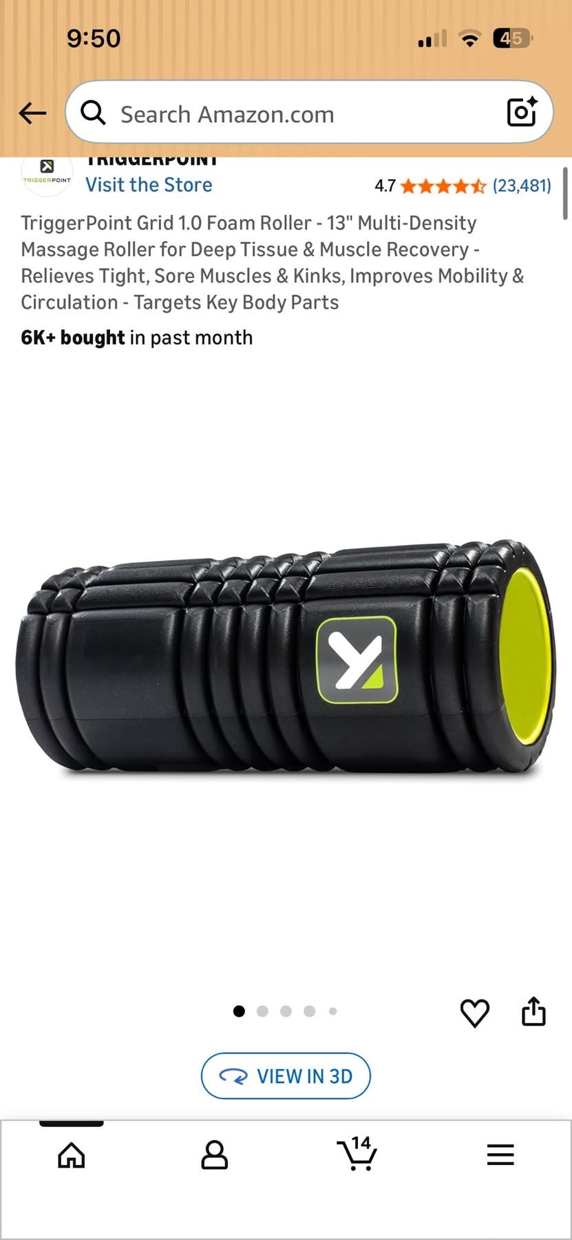 TriggerPoint Grid 1.0 Foam Roller