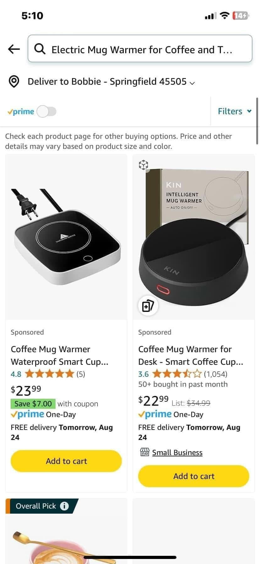 Electric Beverage Warmer