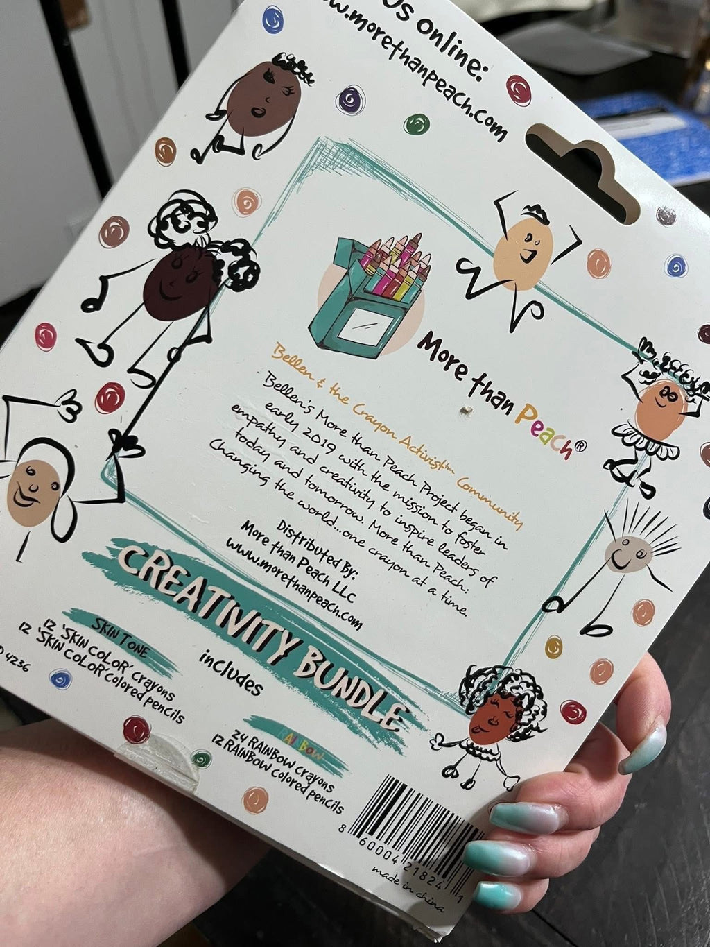 Bellans More Than Peach Creativity Bundle with Crayons & Colored Pencil