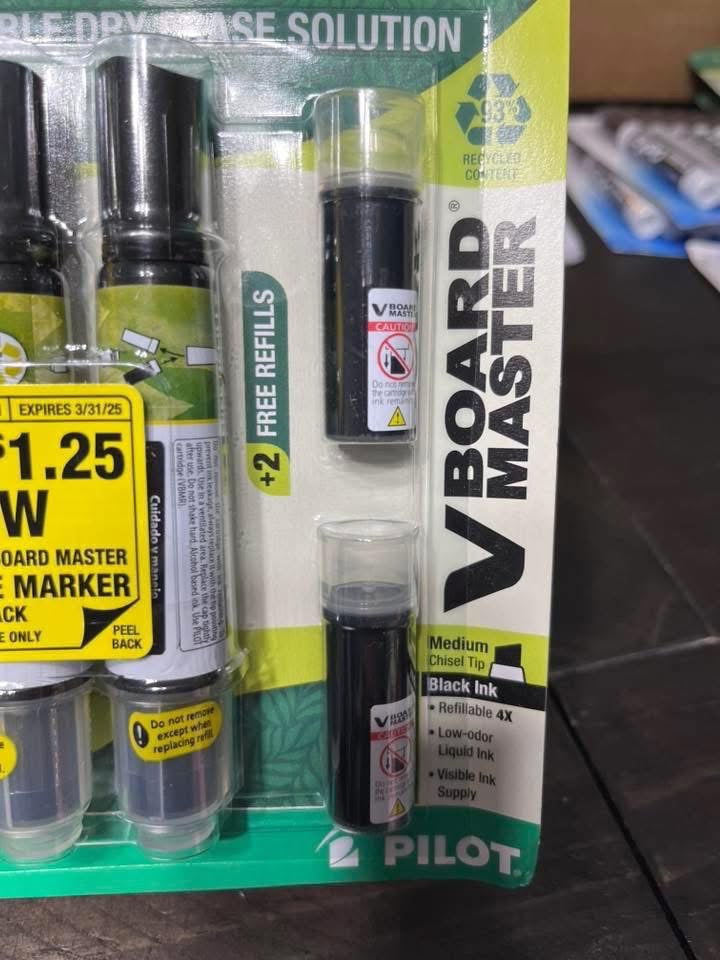 V Board Master Dry Erase Markers