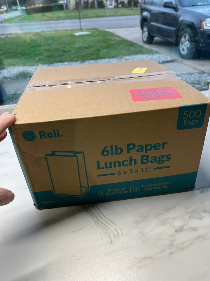 500 ct Brown Paper Bags