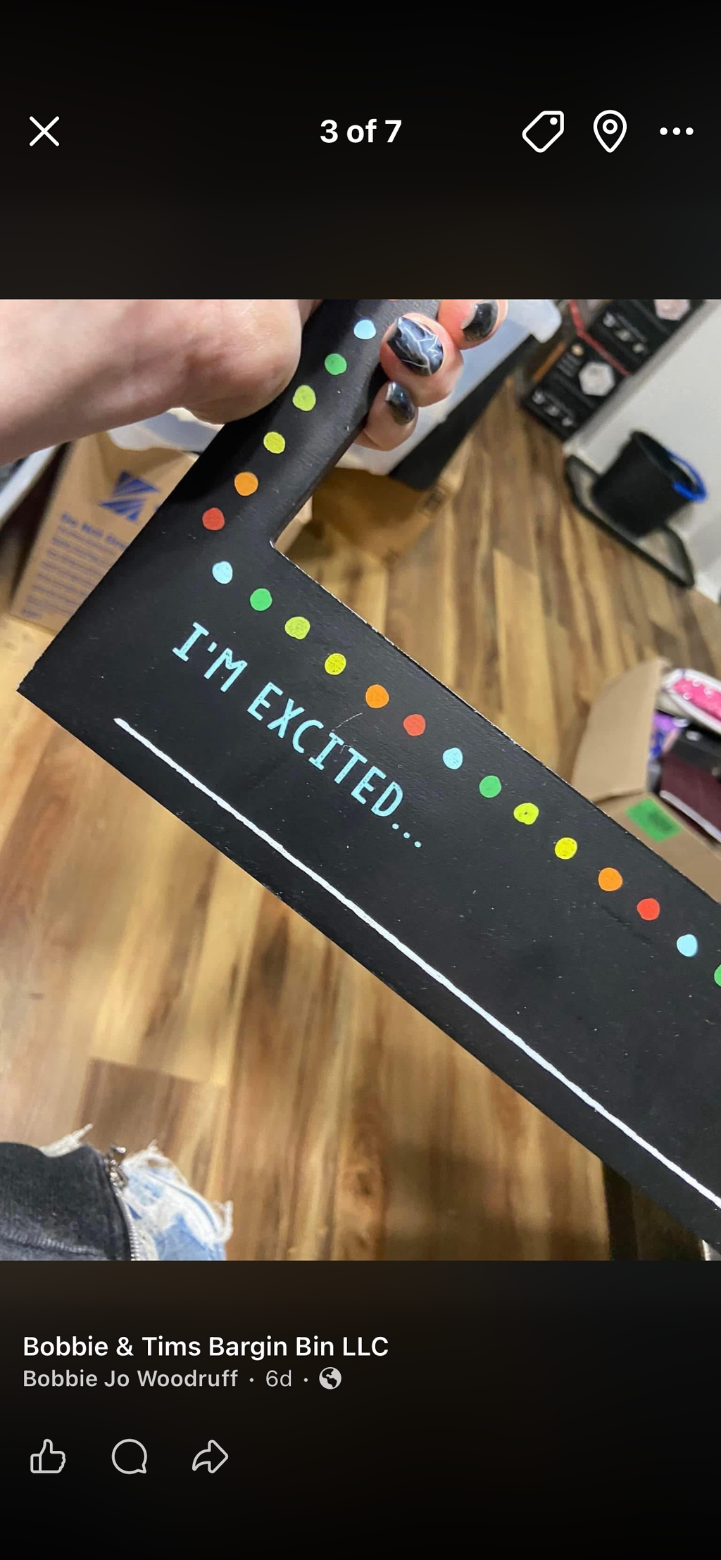 Reversible Chalkboard Sign