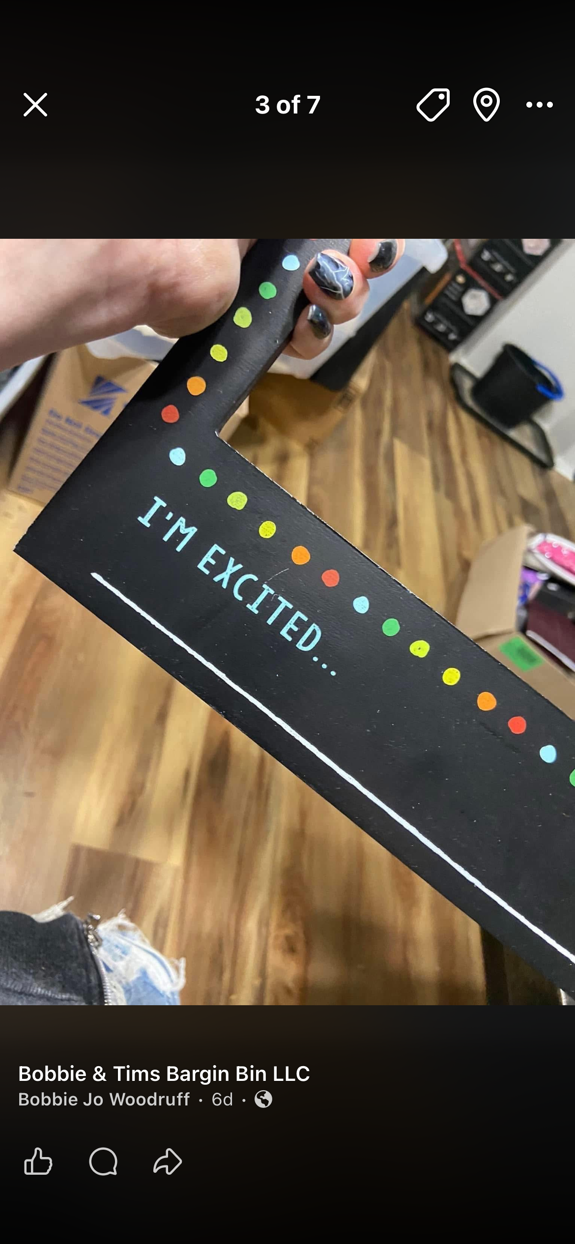 Reversible Chalkboard Sign