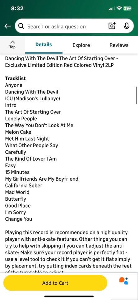 Demi Lovato LP