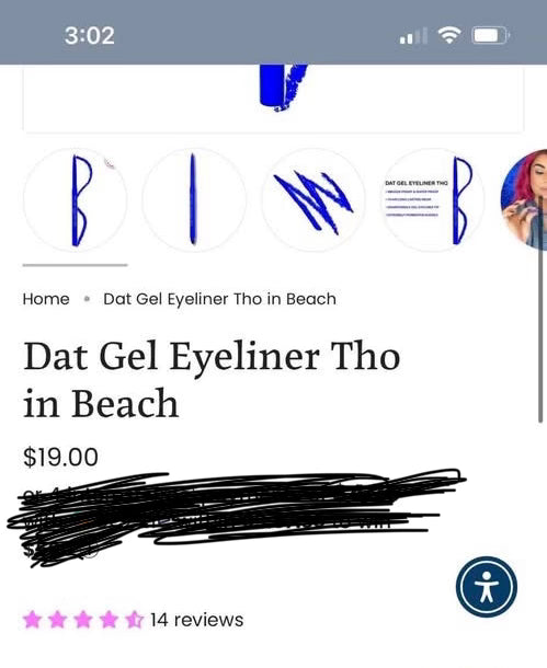 Pinky B Beauty - Dat Gel Eyeliner