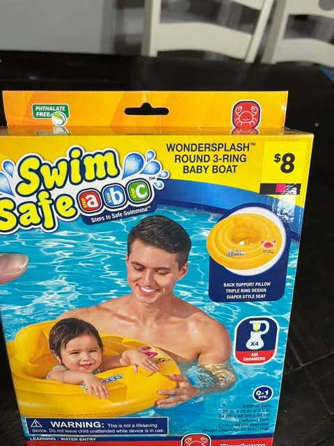 WonderSplash Round 3-Ring Baby Boat