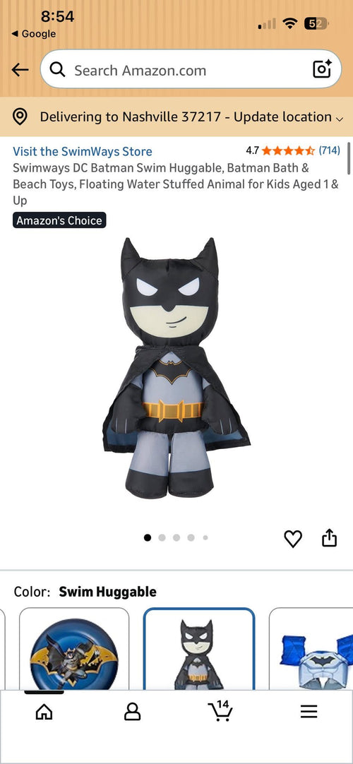 Batman Swim Huggable