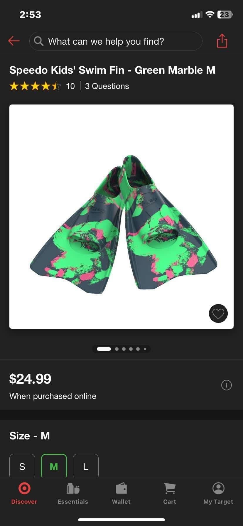 Speedo Kids Swim Fin