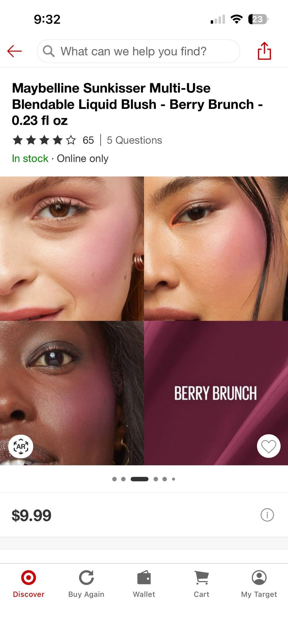 Maybelline SunKisser Multi-Use Blend able Liquid Blush