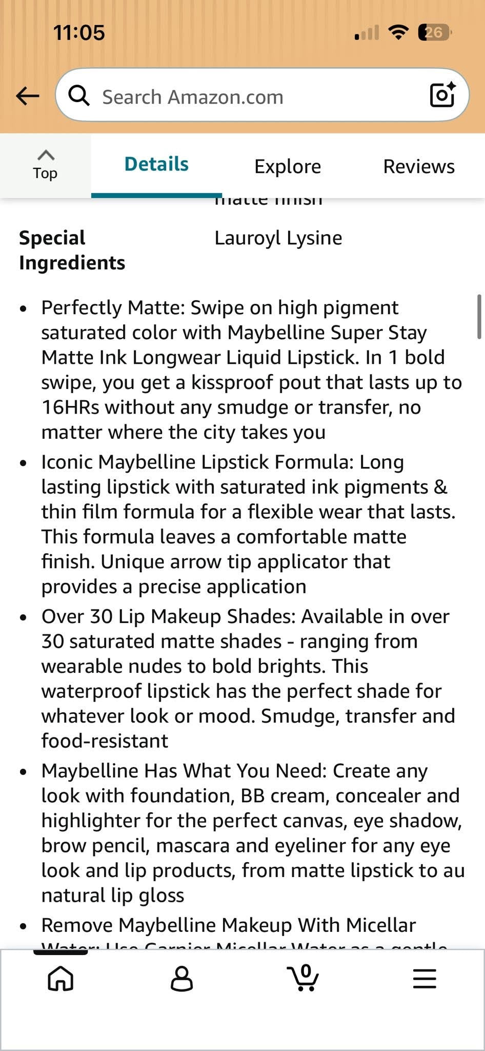 MAYBELLINE Super Stay Matte Ink Liquid Lipstick