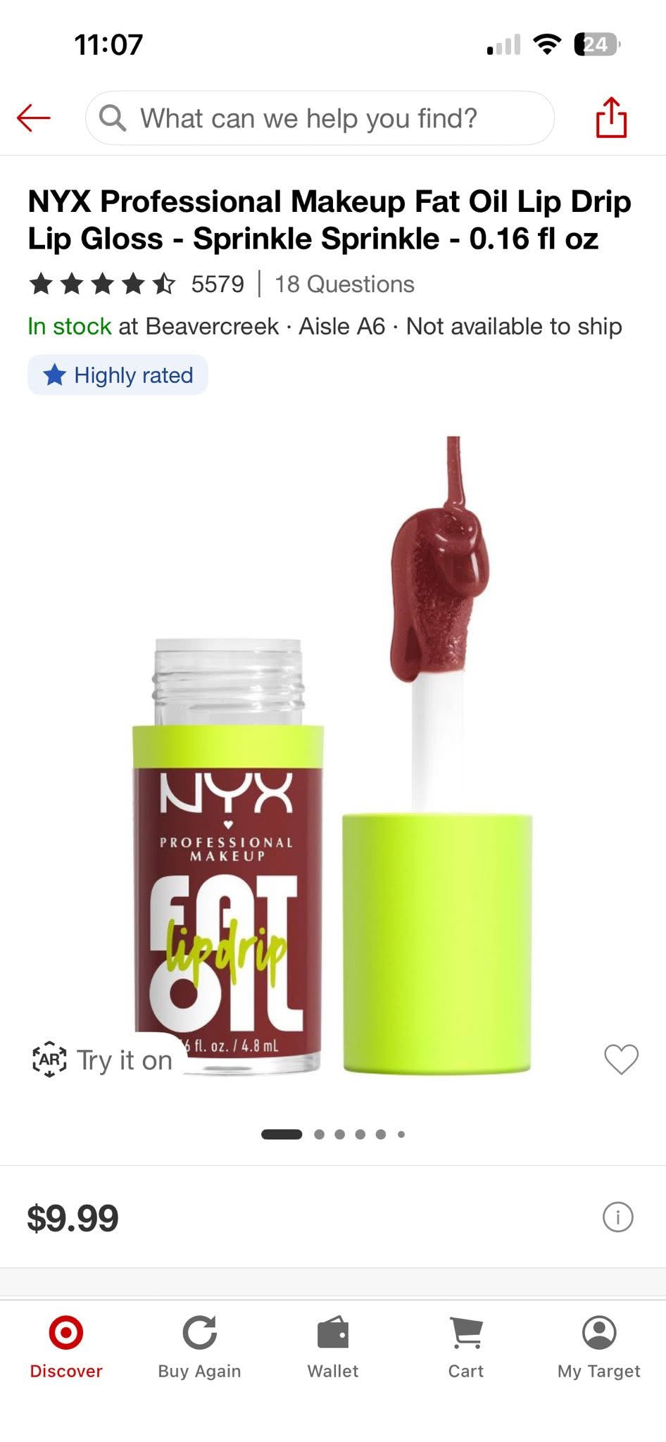 Nyx Fat Oil Lip Drip