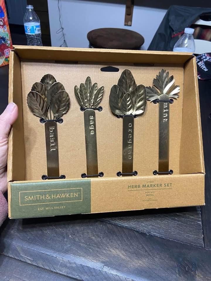4 Piece Herb Marker Set