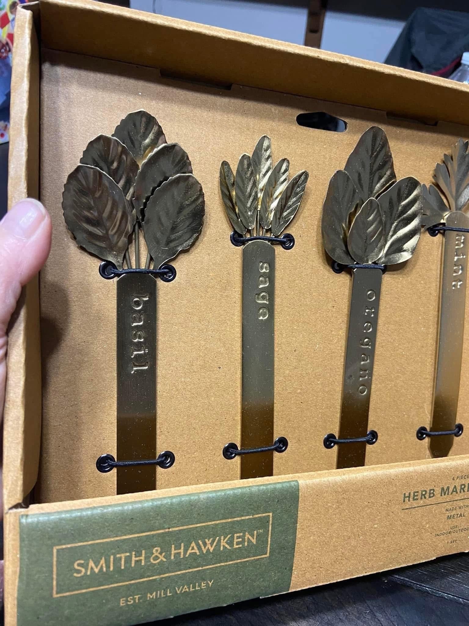 4 Piece Herb Marker Set