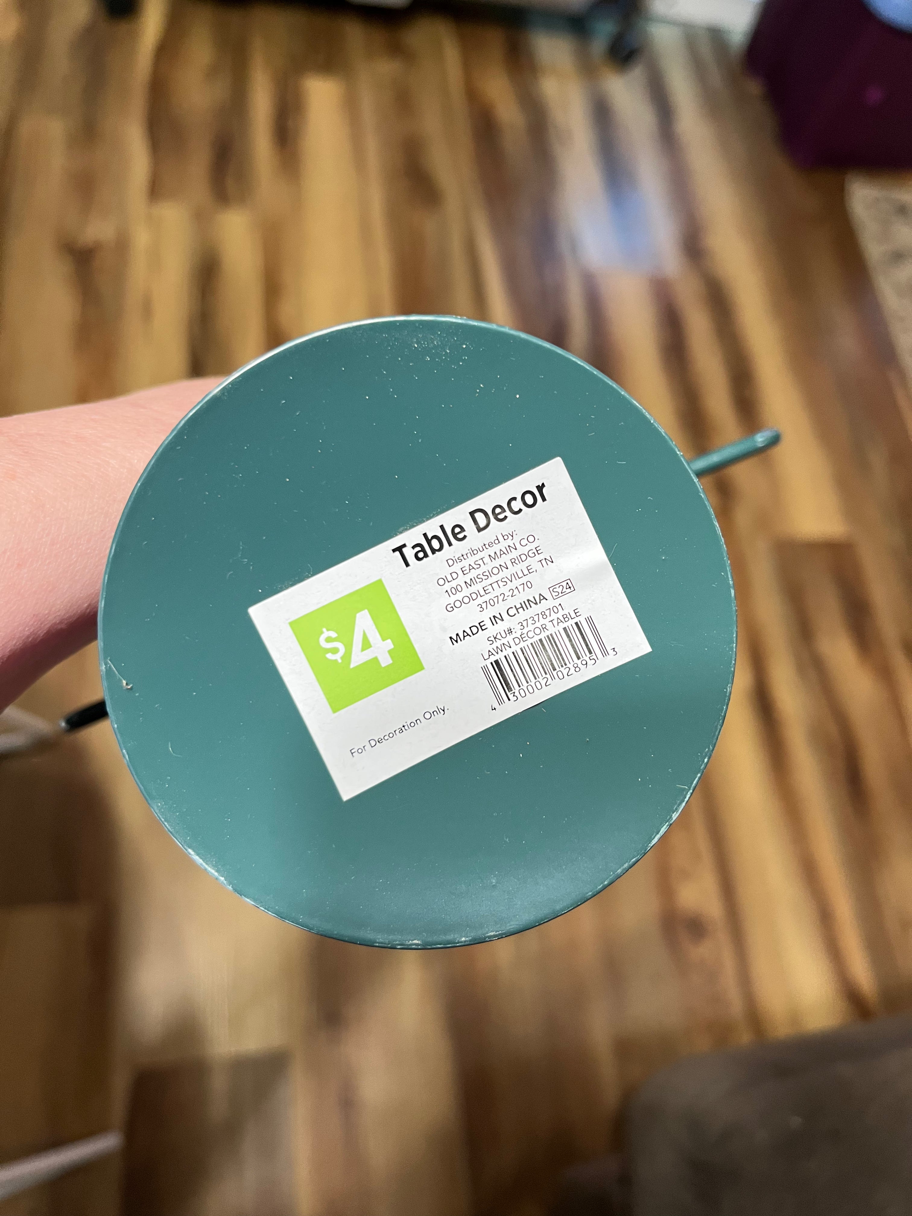 Metal Tabletop Decor