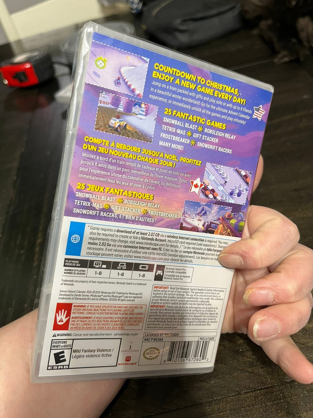 Nintendo Switch Games Advent Calendar 2024