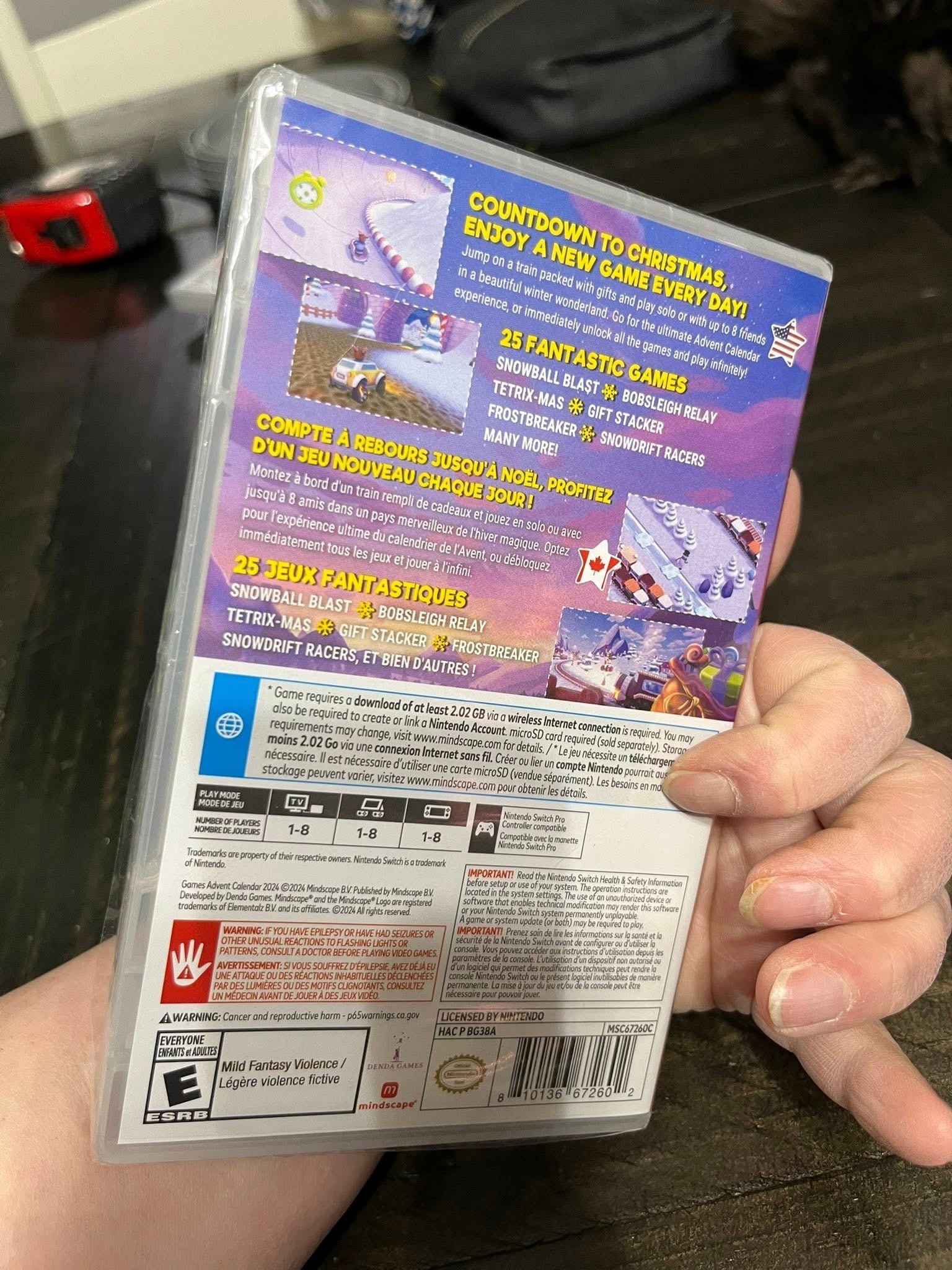 Nintendo Switch Games Advent Calendar 2024