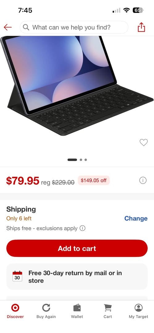 Samsung Book Cover Keyboard for Galaxy