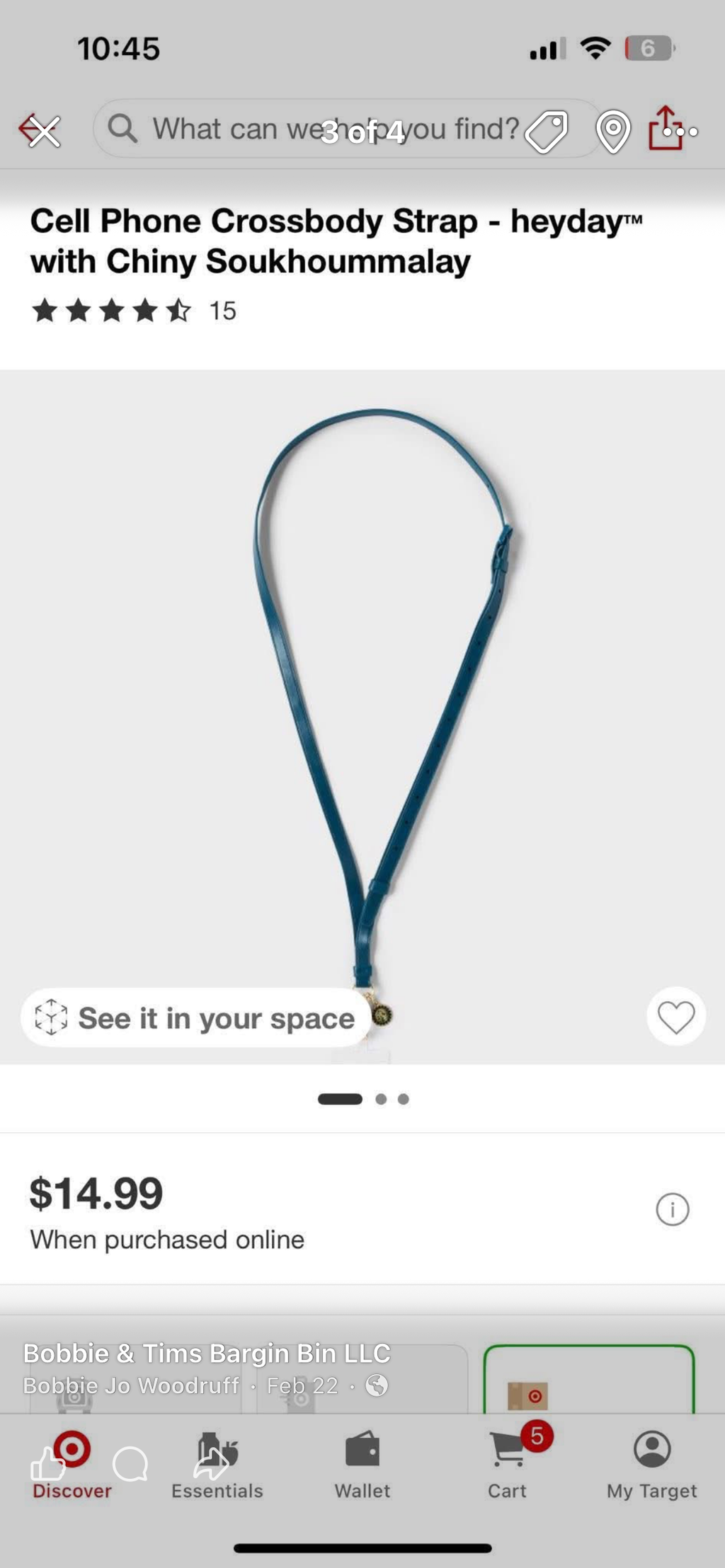 Crossbody Phone Strap