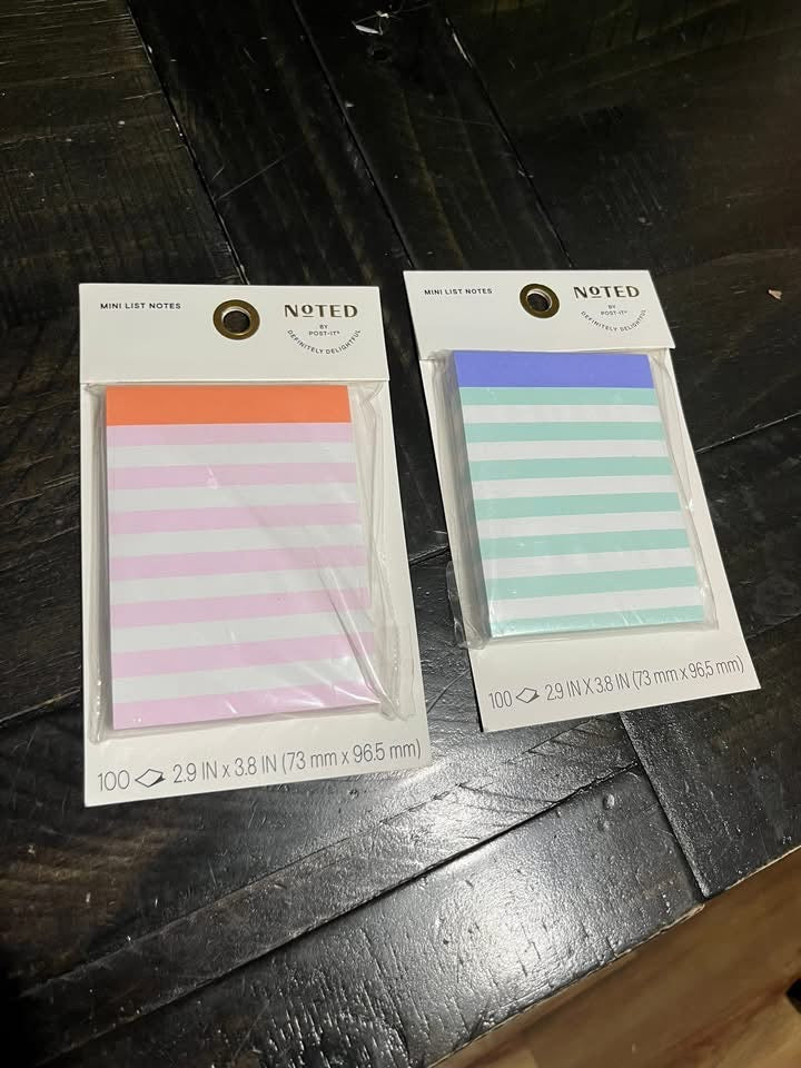 Mini List Notes - Noted by Post It