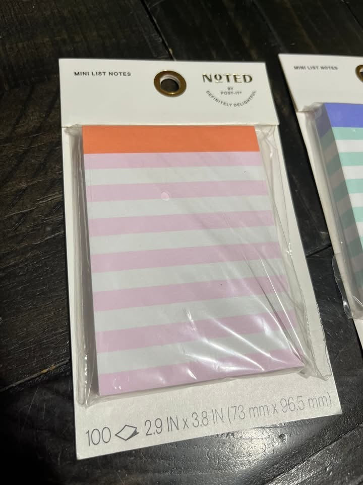 Mini List Notes - Noted by Post It
