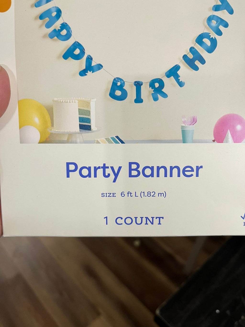 Happy Birthday Shark Banner