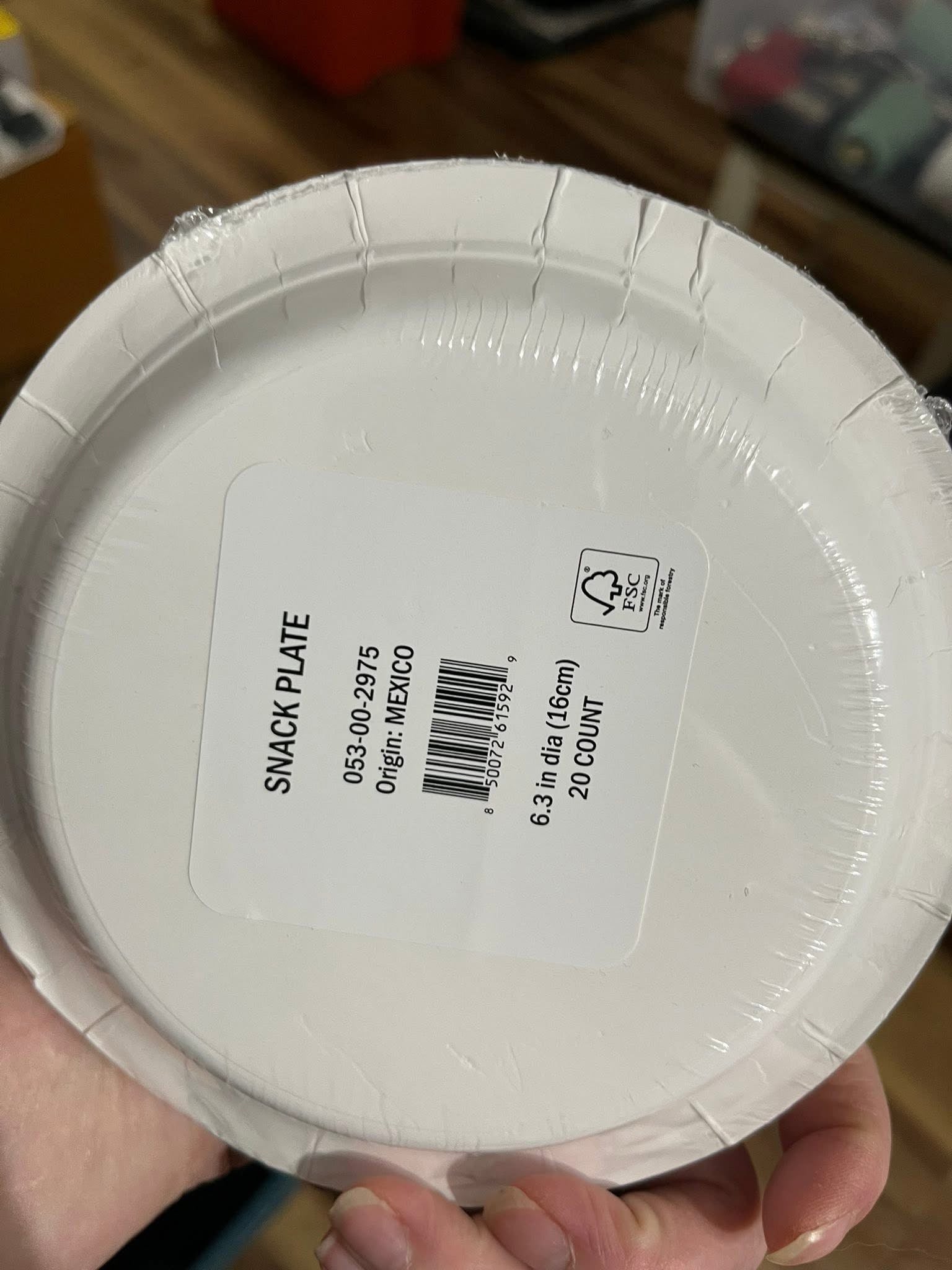Unicorn Snack Plates - 20ct