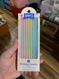 12pk Iridescent Birthday Candles