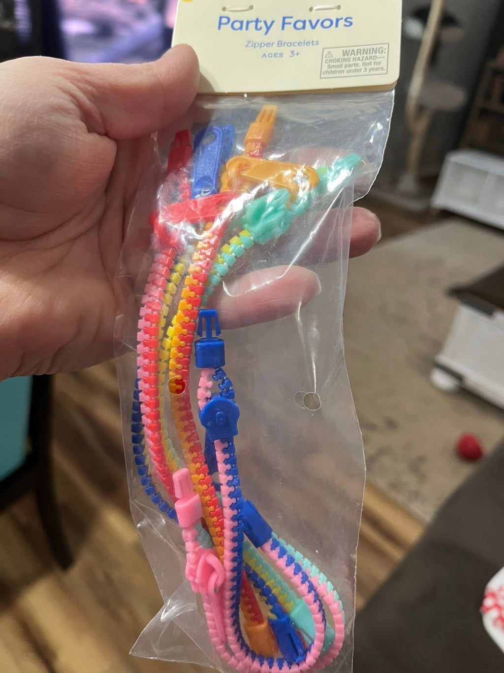 Party Favors - 6ct Zipper Bracelets