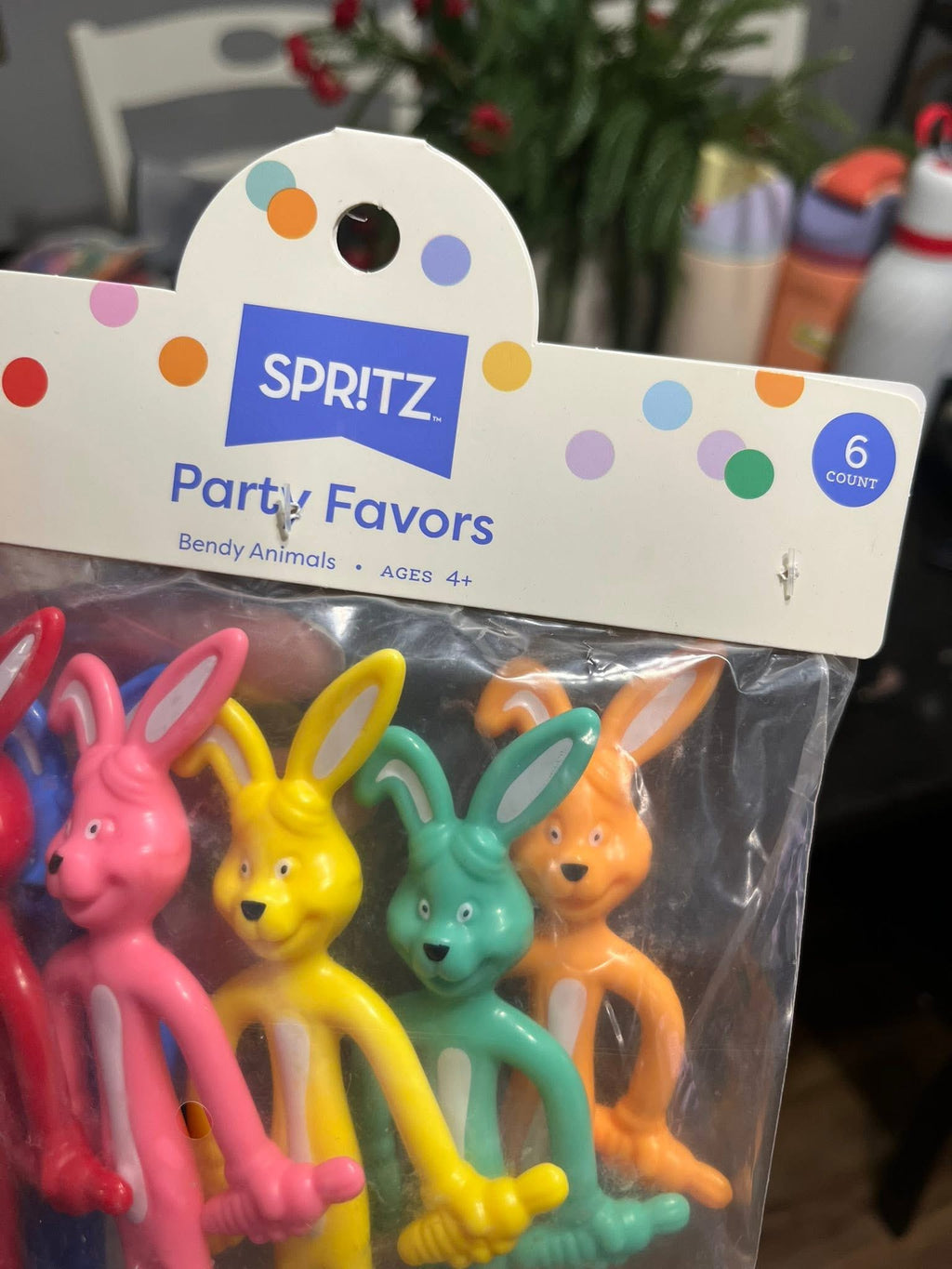 Party Favors - 6ct Bendy Animals