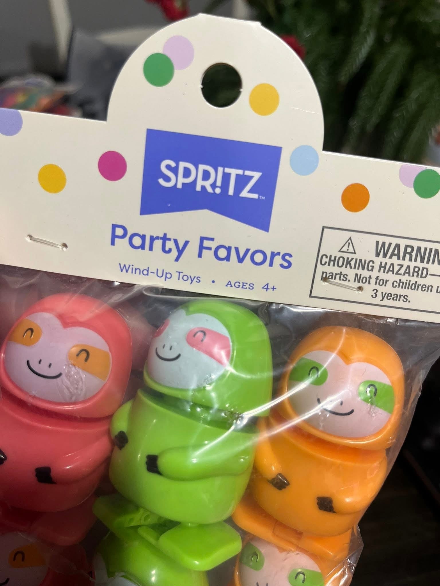 Party Favors - 8ct Sloth Wind Up Toys