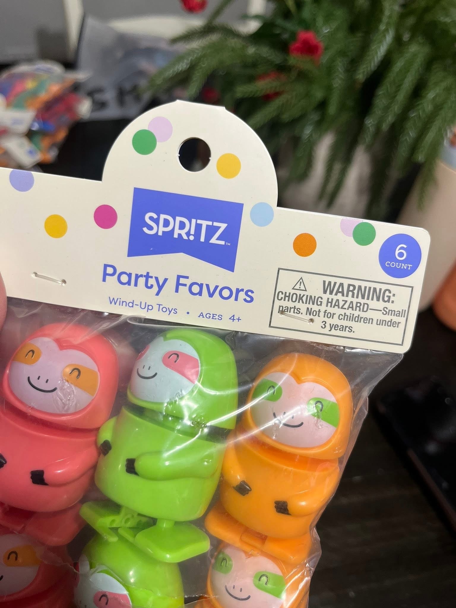 Party Favors - 8ct Sloth Wind Up Toys
