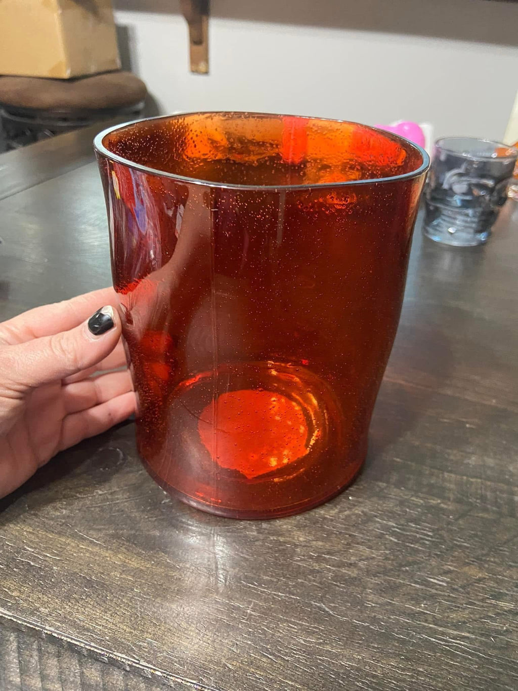 Hurricane Glass Vase