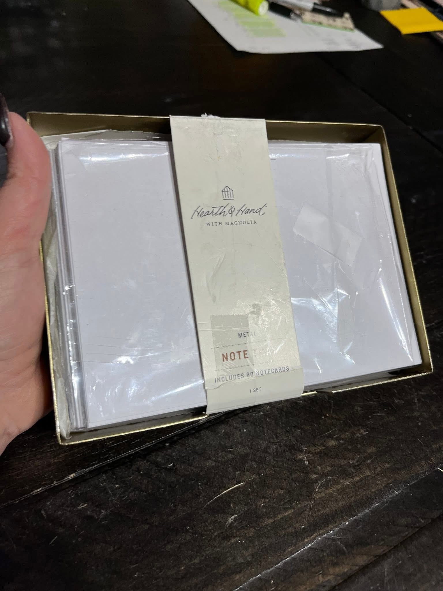 Metal Note Tray