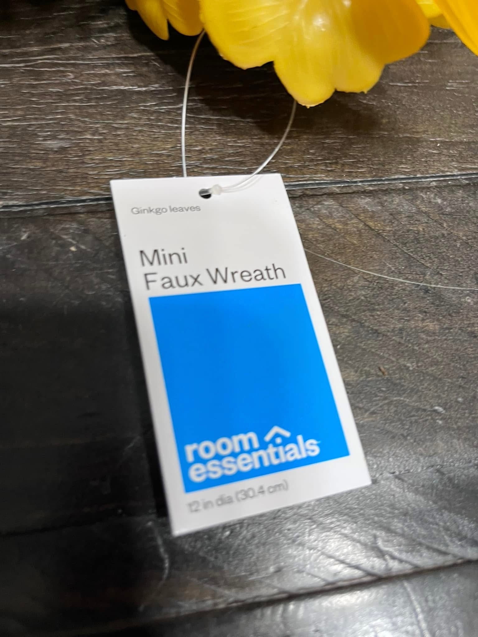 Mini Faux Wreath - 12”