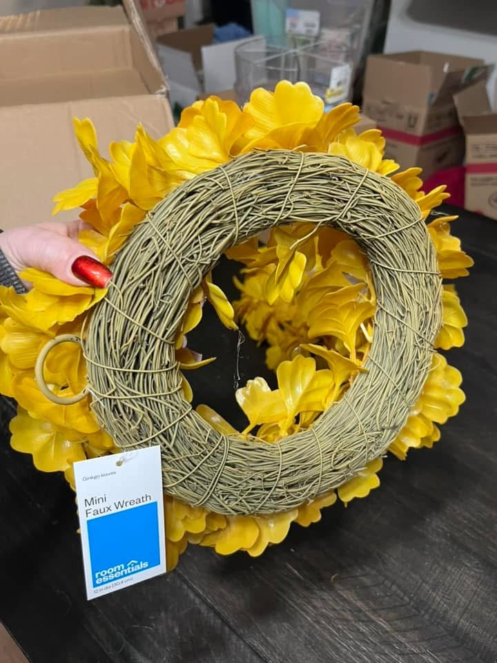 Mini Faux Wreath - 12”
